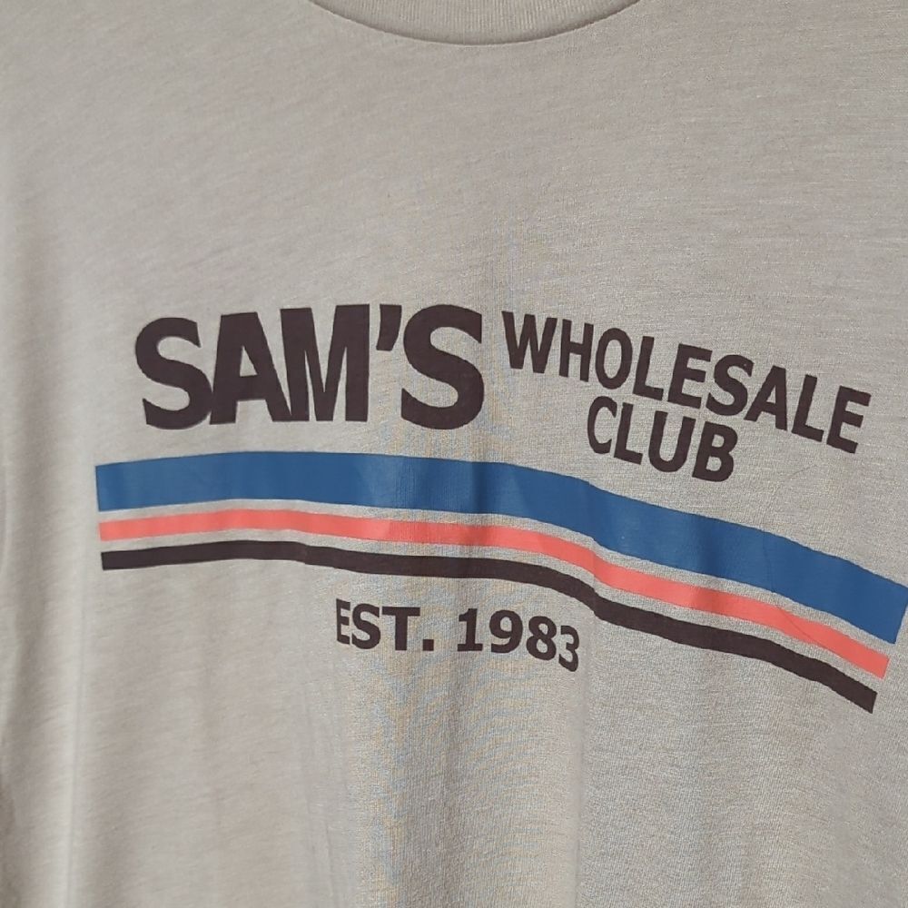 Sam's Club Cream Short Sleeve Tee - Picture 2 of 3